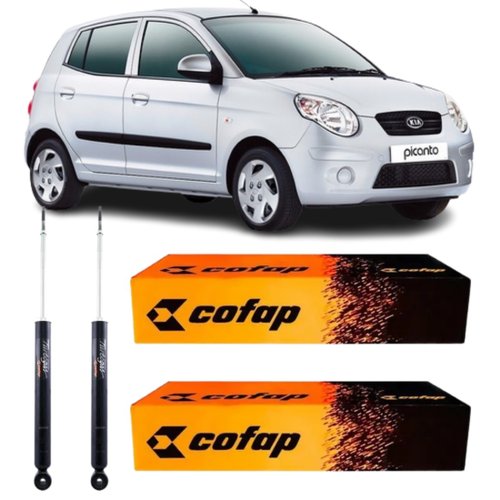 Par Amortecedor Traseiro Cofap Kia Picanto 2006 A 2011