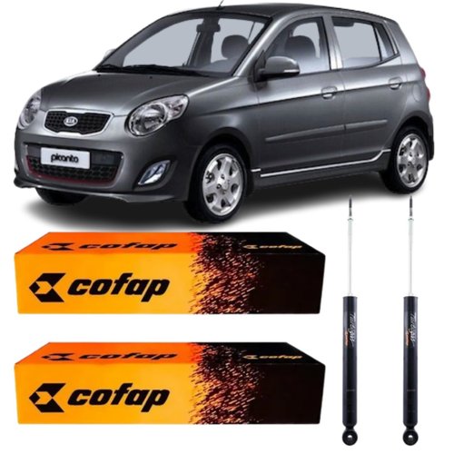 Par Amortecedor Traseiro Cofap Kia Picanto 2006 A 2011