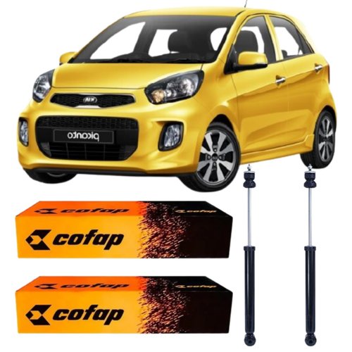 PAR AMORTECEDOR TRASEIRO COFAP KIA PICANTO 11 A 16
