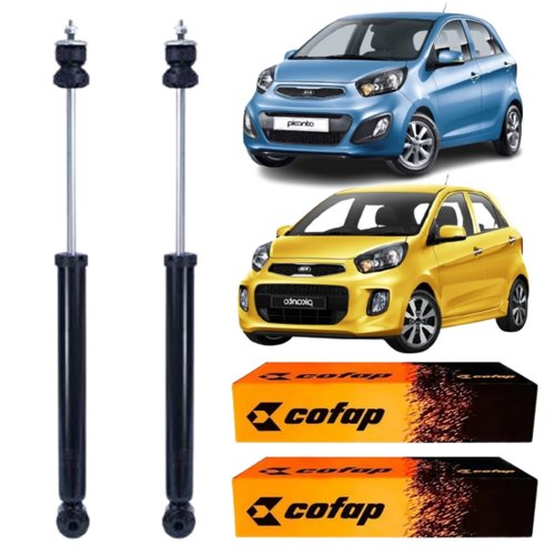 PAR AMORTECEDOR TRASEIRO COFAP KIA PICANTO 11 A 16