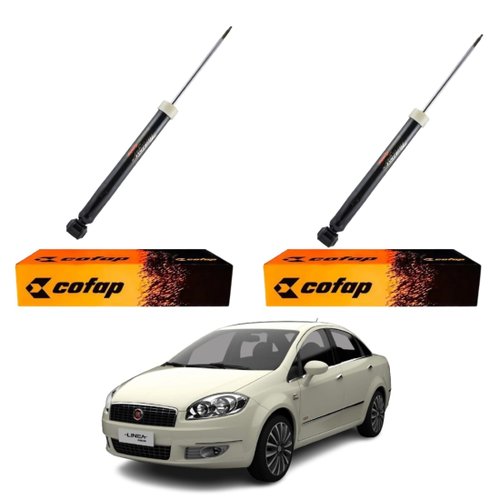 Par Amortecedor Traseiro Cofap Fiat Linea Punto 2007 A 2016