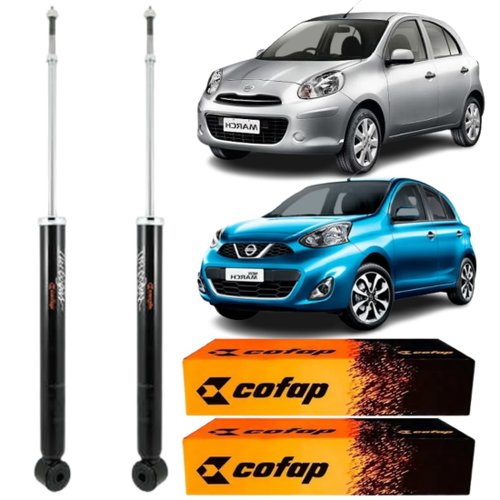 Par Amortecedor Traseiro Cofap Nissan March 2011 A 2016