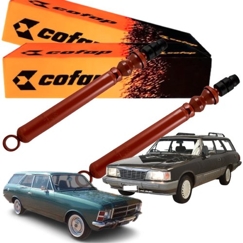 Par Amortecedor Traseiro Cofap Opala Caravan 1968 A 1987