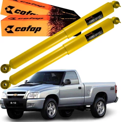 PAR AMORTECEDOR TRASEIRO COFAP S10 CABINE SIMPLES 2006/2011