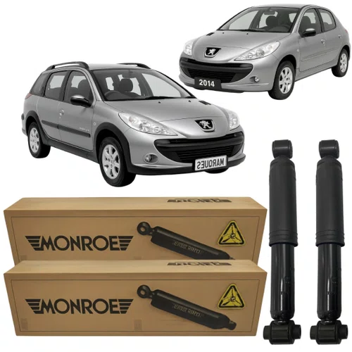 Par Amortecedor Traseiro Monroe Para 207 Hatch E 207 Passion