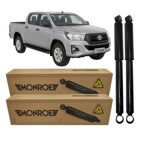 Par Amortecedor Traseiro Monroe Para Hilux 2015 A 2021