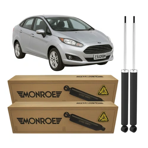 Par Amortecedor Traseiro Monroe Para New Fiesta Ka E Ka+