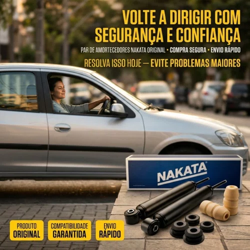 Par Amortecedor Traseiro Nakata Celta Prisma Corsa Classic
