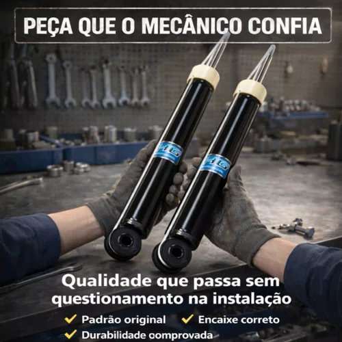 Par Amortecedor Traseiro Nakata Ford Fiesta 1.0 1.6