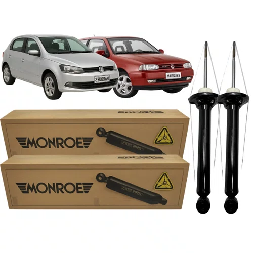 Par Amortecedor Traseiro Original Monroe Para Gol E Parati