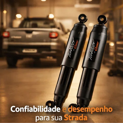 Par Amortecedor Traseiro Strada 1998 1999 2000 2001 Até 2025