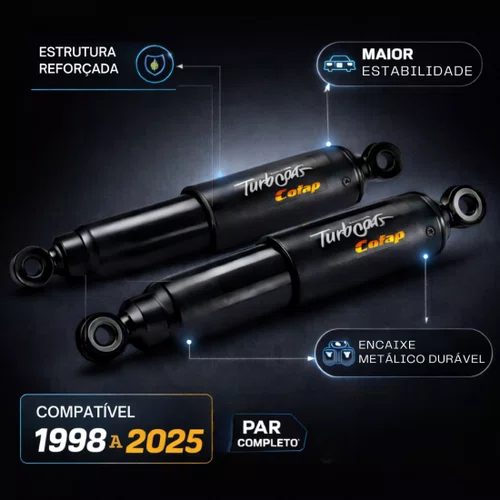 Par Amortecedor Traseiro Strada 1998 1999 2000 2001 Até 2025