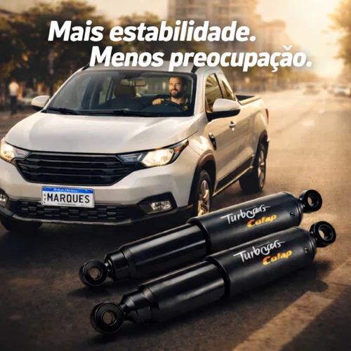 Par Amortecedor Traseiro Strada 1998 1999 2000 2001 Até 2025