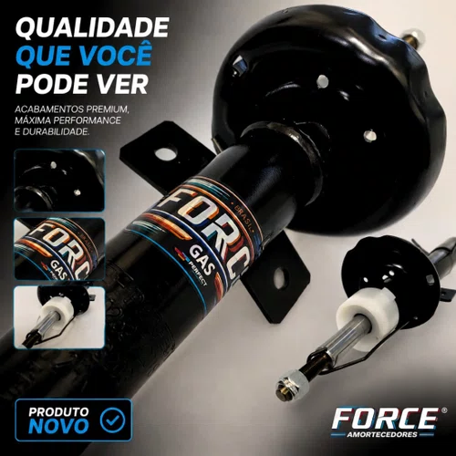 Par Amortecedores Dianteiro Ford Fiesta 2003 Á 2014