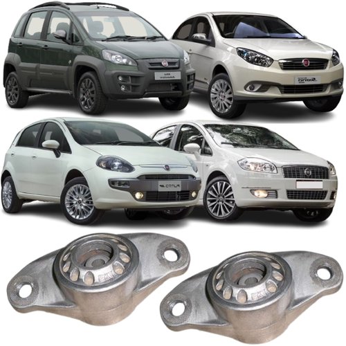 Coxim Amortecedor Traseiro Jahu Fiat Idea Punto Linea 2007 a 2017