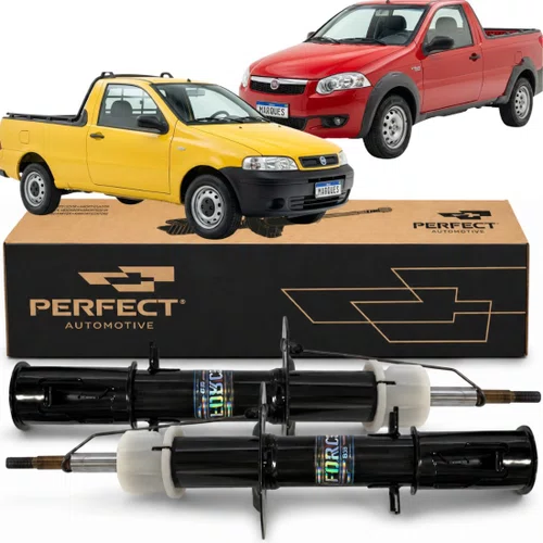 Par De Amortecedor Dianteiro Fiat Strada De 2001 Até 2020