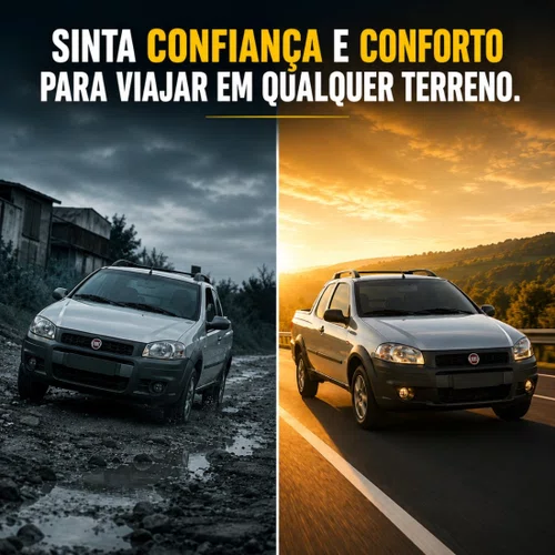 Par De Amortecedor Dianteiro Fiat Strada De 2001 Até 2020