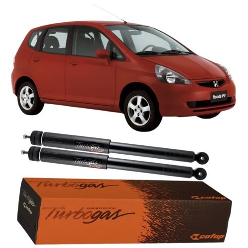 Par De Amortecedor Traseiro Cofap Para Honda Fit 2003 A 2008