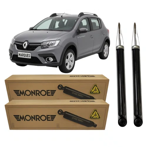 Par De Amortecedor Traseiro Monroe Para Sandero Stepway