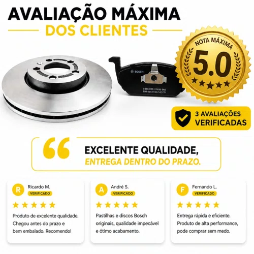 Par De Disco E Pastilha Freio Dianteiro Nivus Virtus 1.0 Tsi