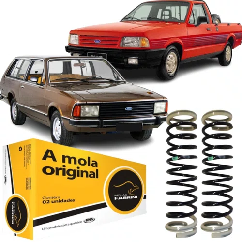 Par De Mola Suspensão Dianteira Ford Belina Pampa 4x4 Sem Ar Par De Mola Suspensão Dianteira Ford Belina Pampa 4x4 Sem Ar