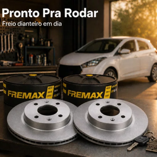 Par Disco De Freio Dianteiro Hb20 1.0 2016 2017 2018 2019