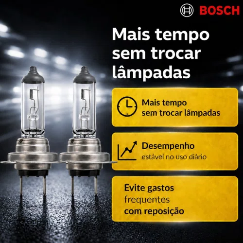 Par Lâmpada H7 Pure Light 12v 55w Bosch Original