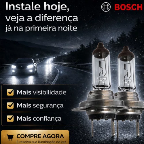 Par Lâmpada H7 Pure Light 12v 55w Bosch Original