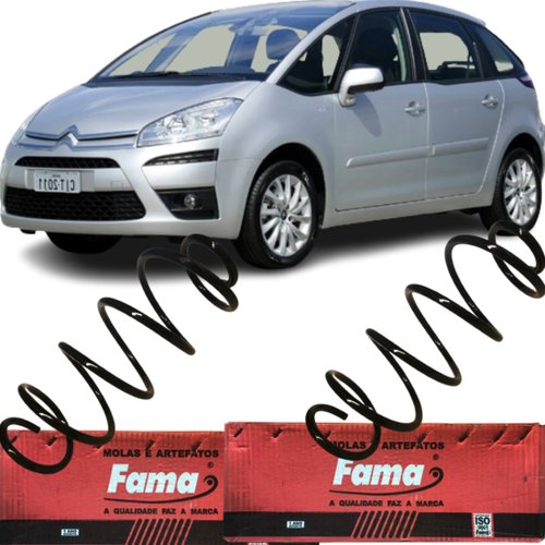 Par Mola Suspensão Dianteira Citroen C4 Picasso 2009 A 2014