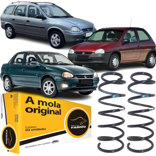 Par Mola Suspensão Dianteira Fabrini Corsa Sedan Sw 94 A 04