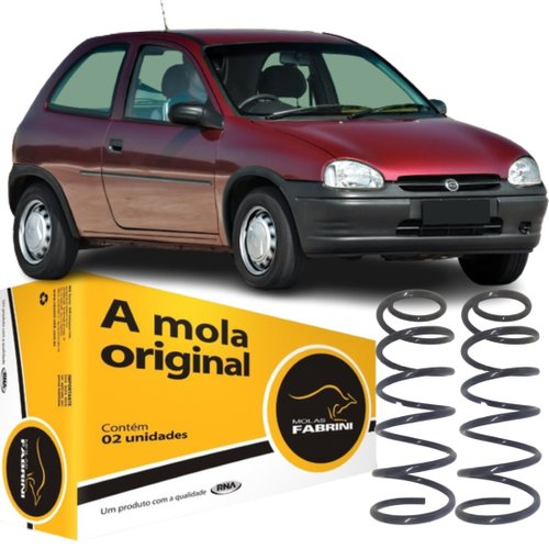 Par Mola Suspensão Dianteira Fabrini Corsa Sem Ar 1994 2002 Par Mola Suspensão Dianteira Fabrini Corsa Sem Ar 1994 2002