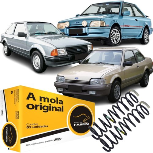Par Mola Suspensão Dianteira Fabrini Escort Verona 1.6 1.8 Par Mola Suspensão Dianteira Fabrini Escort Verona 1.6 1.8