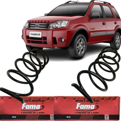 Par Mola Suspensão Dianteira Fama Ford Ecosport 2003 A 2012