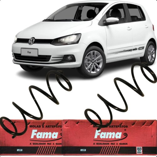 Par Mola Suspensão Dianteira Fama Vw Fox 1.6 16v 2015 A 2022