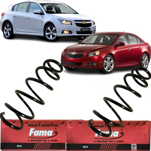 PAR MOLA SUSPENSAO DIANTEIRA GM CRUZE