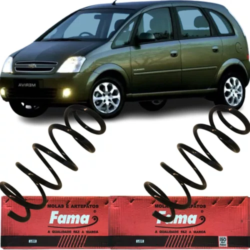 PAR MOLA SUSPENSAO DIANTEIRA GM MERIVA