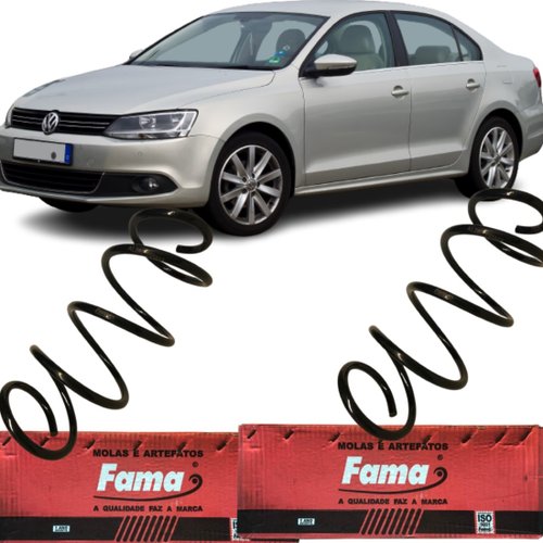 Par Mola Suspensão Dianteira Jetta Confortline 2011 A 2015