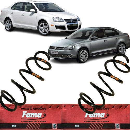 Par Mola Suspensão Dianteira Volkswagen Jetta 2007 A 2016