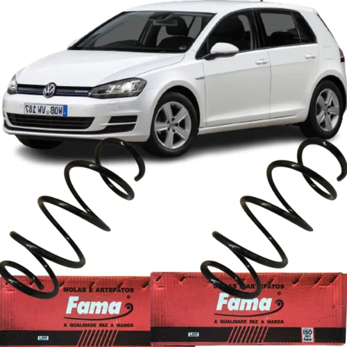 PAR MOLA SUSPENSAO DIANTEIRA VW GOLF 1.4 TSI S/TA 2014/....