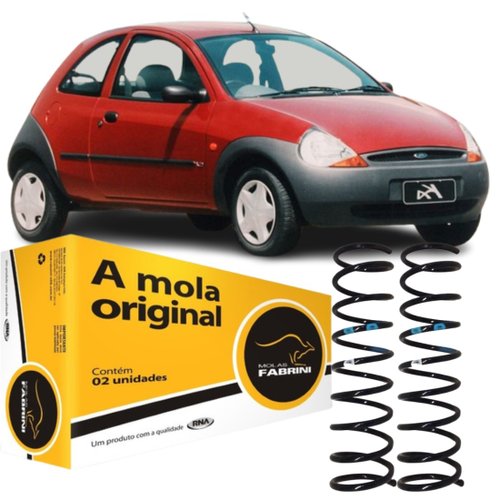 Par Mola Suspensão Traseira Fabrini Ford Ka 1999 A 2007