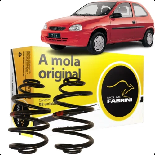 PAR MOLA SUSPENSAO TRASEIRA GNV CORSA PRISMA