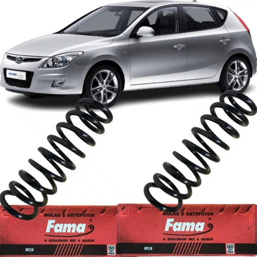 PAR MOLA SUSPENSAO TRASEIRA HYUNDAI I30