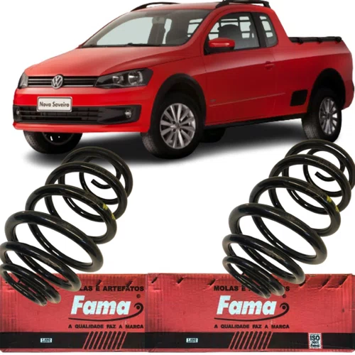 PAR MOLA SUSPENSAO TRASEIRA VW SAVEIRO G5 2009/...