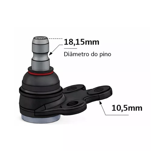 Par Pivô Bandeja Onix Prisma Cobalt Spin Sonic Viemar