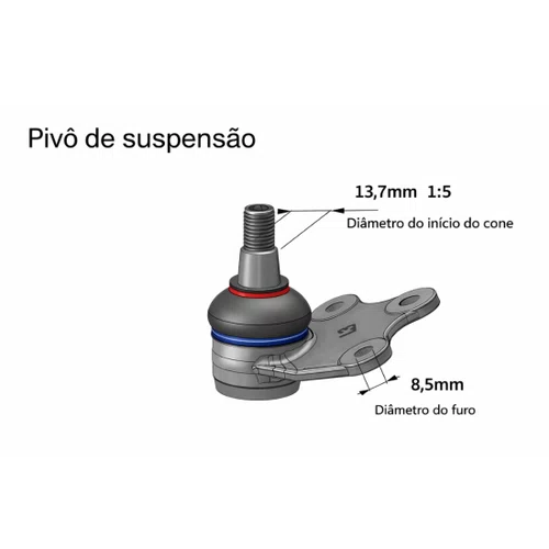 Par Pivô De Bandeja Dianteiro Fiat Palio Uno Strada Siena
