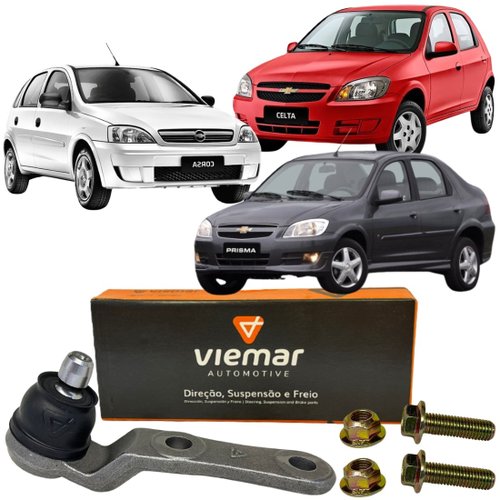 Par Pivô Suspensão Viemar Gm Celta Corsa Prisma Classic