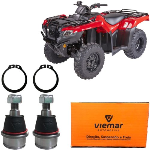 Par Pivô Suspensão Viemar Quadriciclo Honda Fourtrax Trx 420