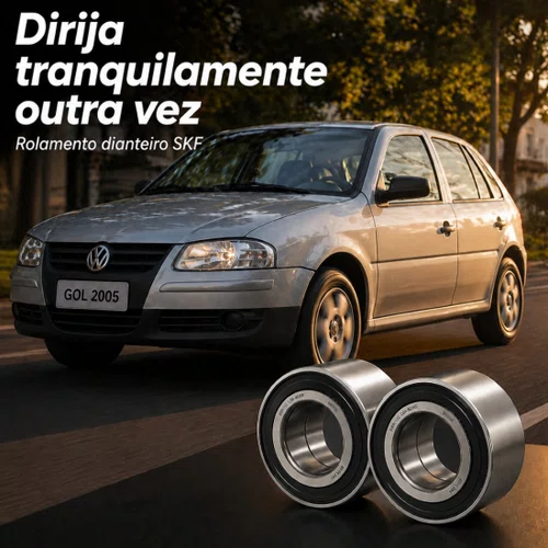 Par Rolamento De Roda Diant. Gol Saveiro G1 G2 G3 G4 G5 Skf