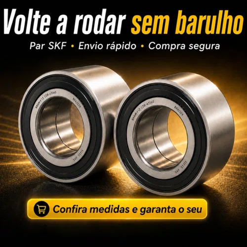 Par Rolamento De Roda Diant. Gol Saveiro G1 G2 G3 G4 G5 Skf