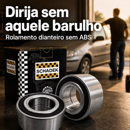 Par Rolamento Roda Dianteiro Palio Siena 1996 A 2013 Sem Abs